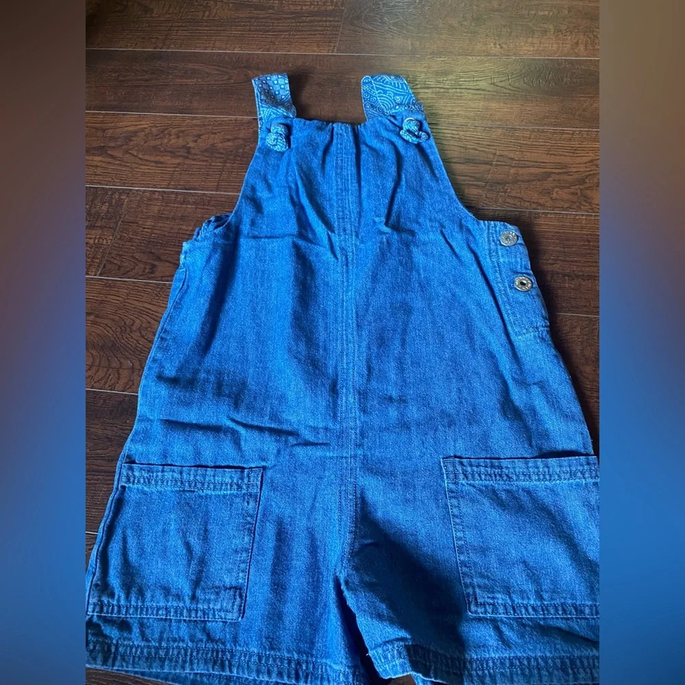 Lucky brand blue romper size small - Picture 1 of 3